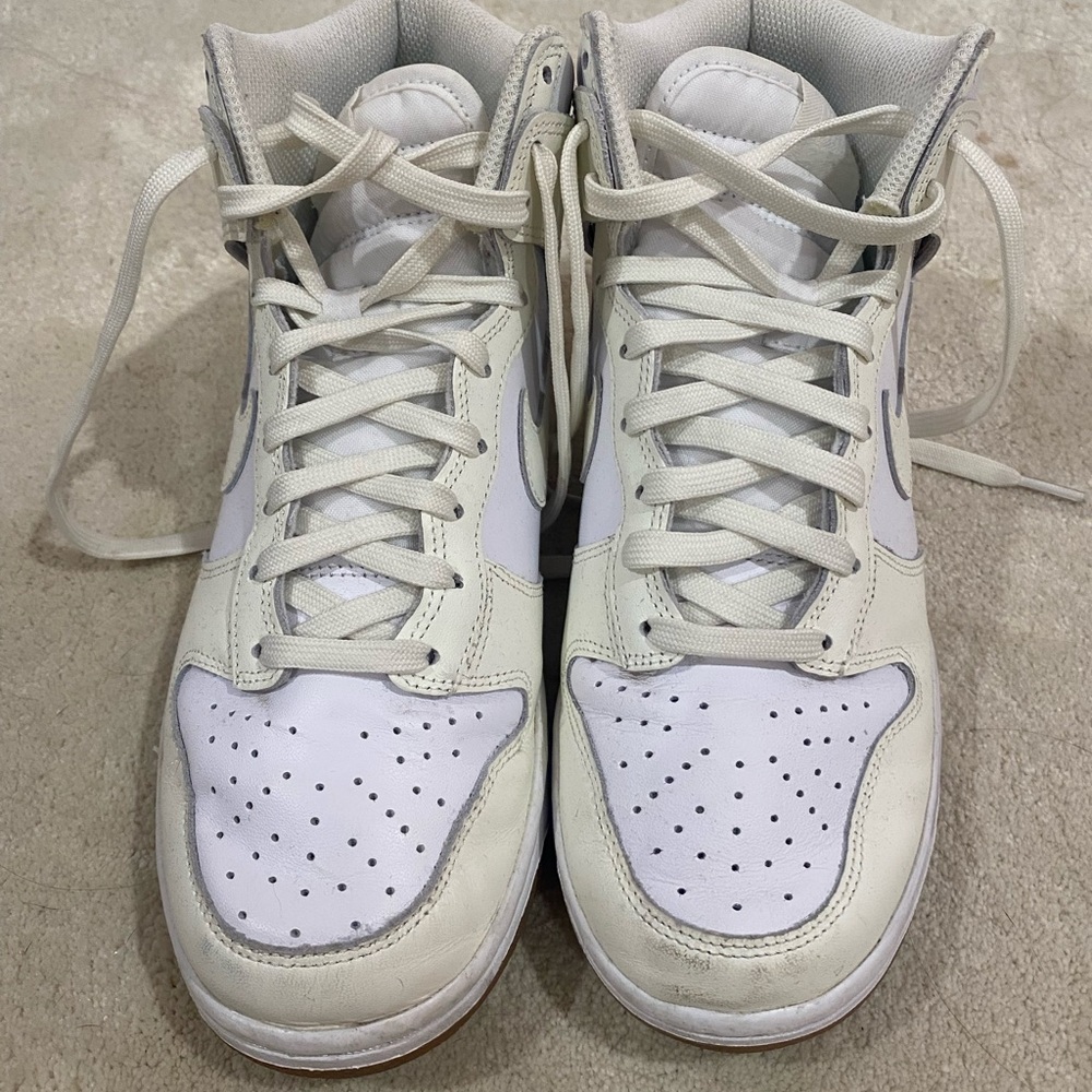 Nike White High-Top Sneakers